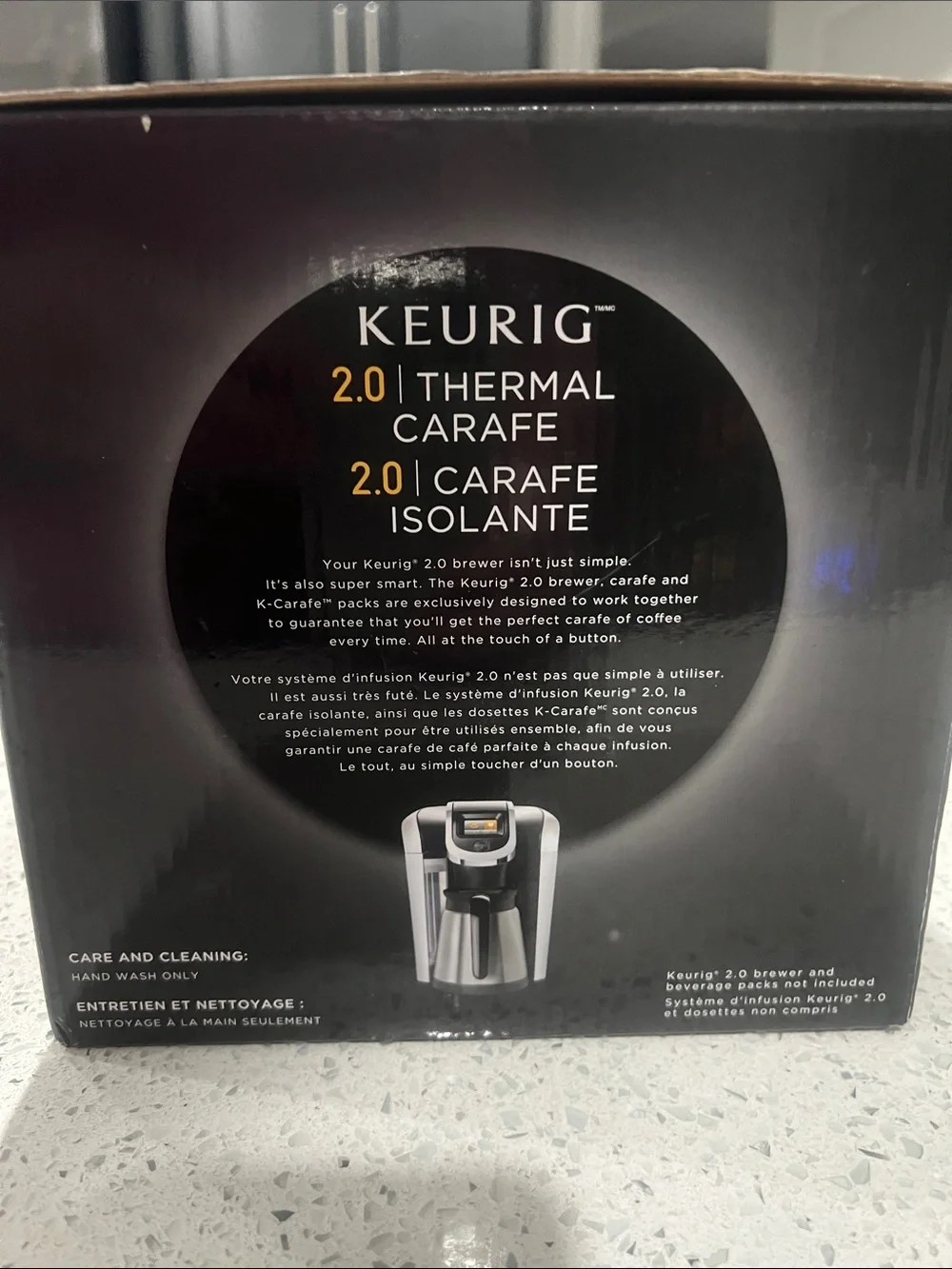 Keurig 2.0 Thermal Carafe 32oz Stainless Steel Coffee Pot - NEW